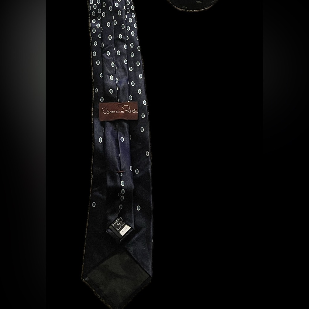 Oscar De La Renta Necktie Blue